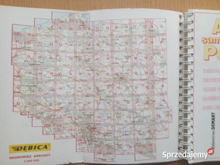Atlas samochodowy Polski 2001r