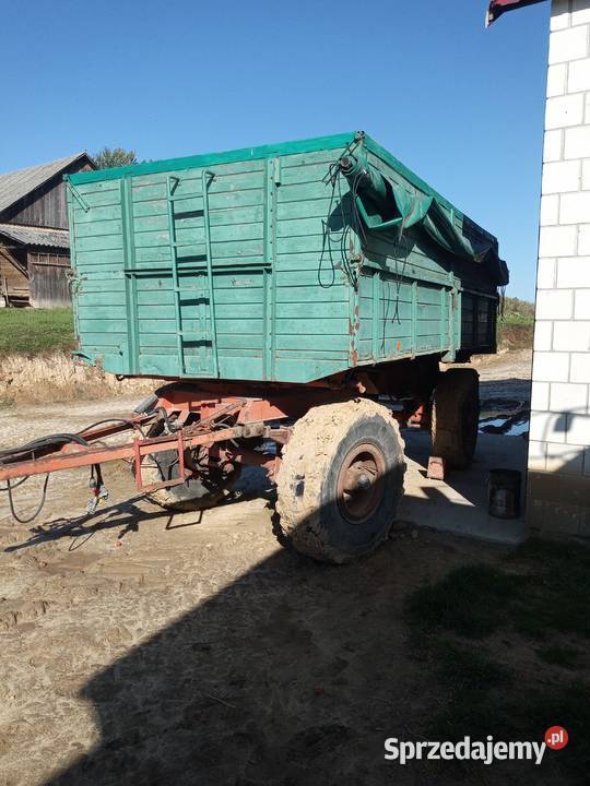Przyczepa 14 t trójstronny wywrot Majdan-Sielec sprzedam