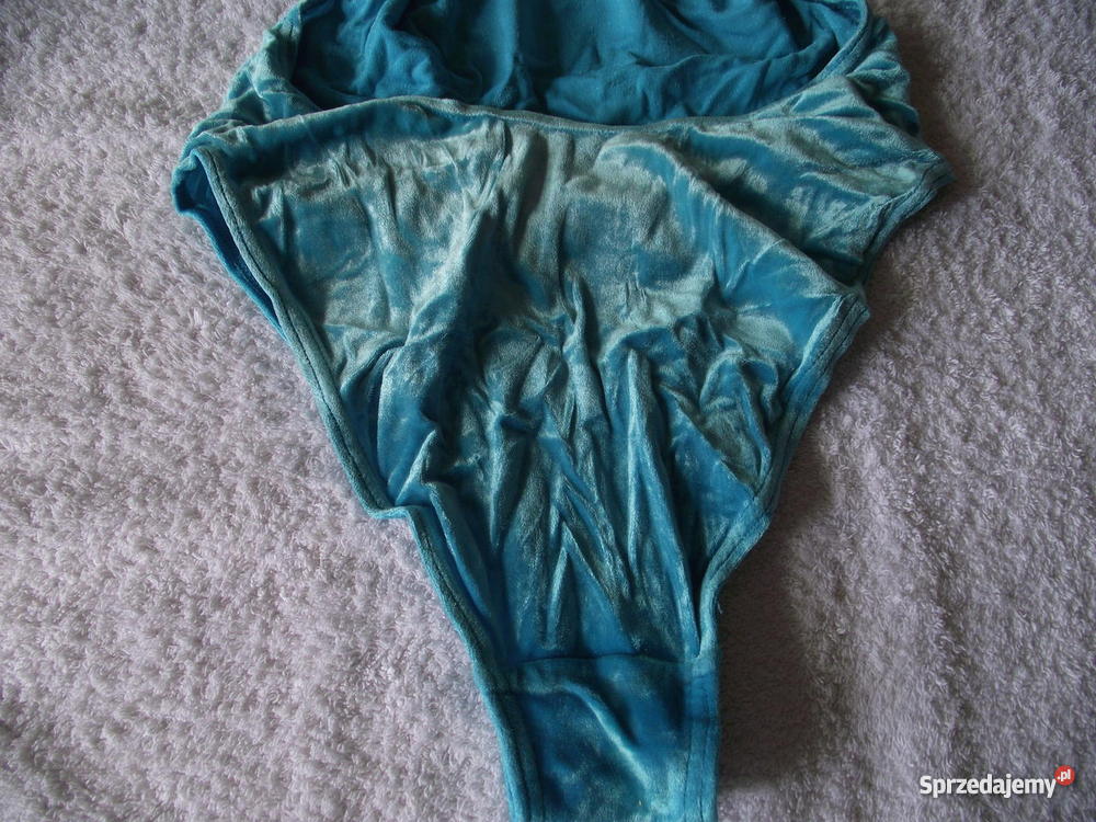 TURKUSOWY DELIKATNY STRÓJ KĄPIELOWY r XL Piła