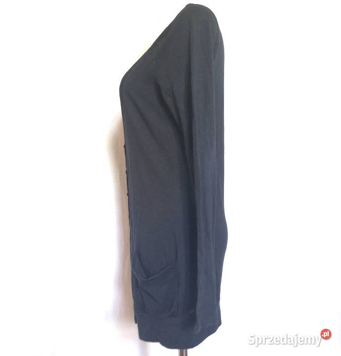 Sweter Rozpinany czarny Kardigan r 3638 bawełna Rozpinane  podlaskie Białystok