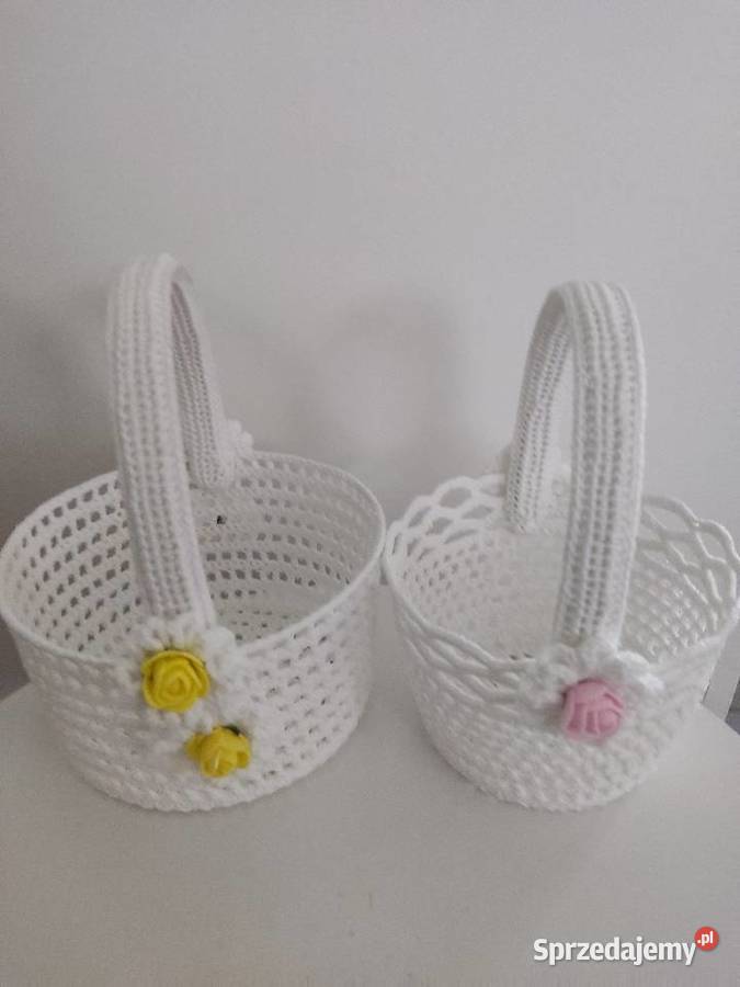 Koszyki szydelkowe Wielkanoc Dębica