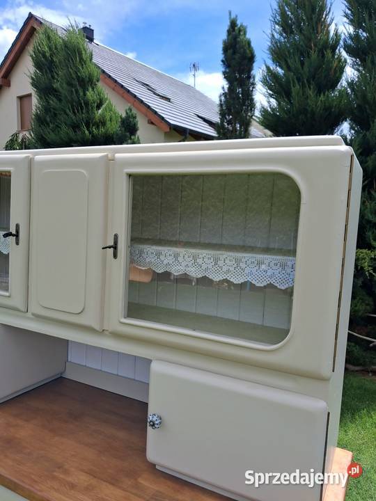 Kredens kuchenny PRL renowacji 150cm Skoki