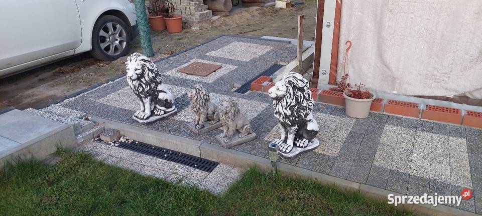 Żeźby Ogrodowe głowy z beonu wielkopolskie Poznań