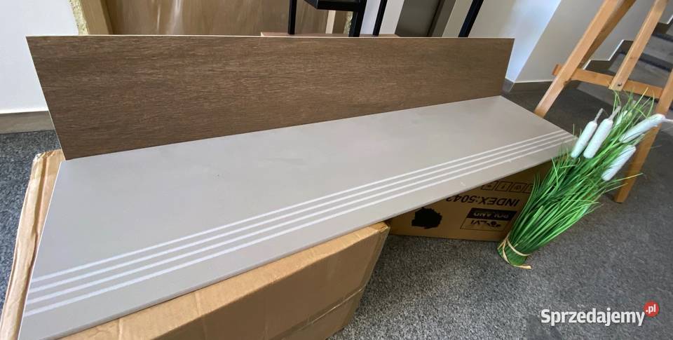 płytki schodowe 30x120 szare beton deska Zakopane