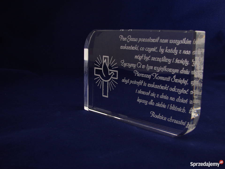 Statuetka kryształowa 10x15 GRAWER LASEROWY Malbork sprzedam