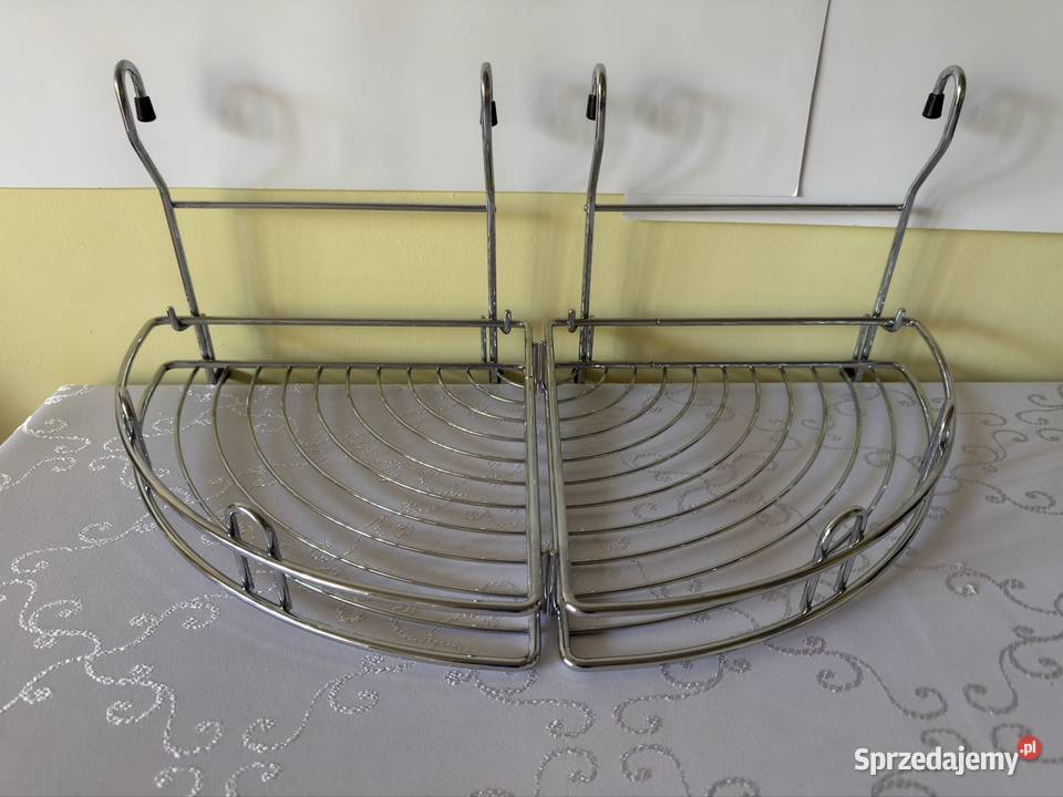 Półka narożna zawieszana komplet 2 Koszyk na 4.5cm