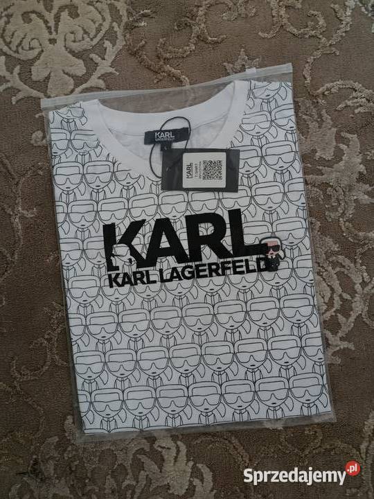 Tshirt męski Karl Lagerfeld sygnatura regular Białystok