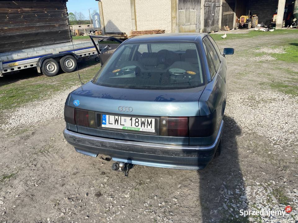 Audi 80 b3 benzyna+LPG lubelskie Lubiczyn