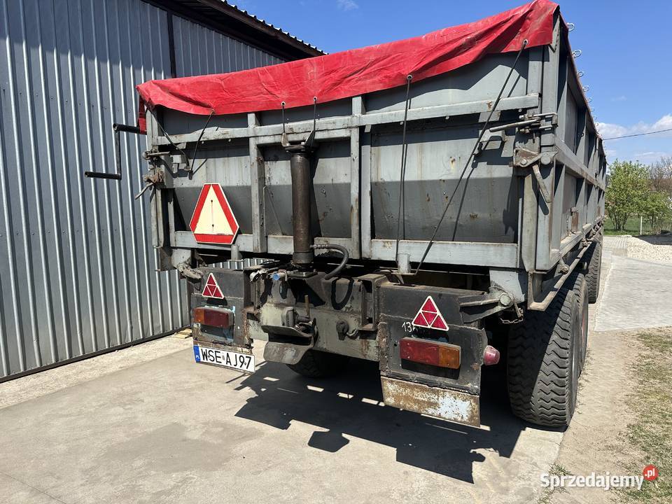 Przyczepa Kirowiec PTS 12 14 ton nieuszkodzony Przyczepy rolnicze Gutowo-Górki