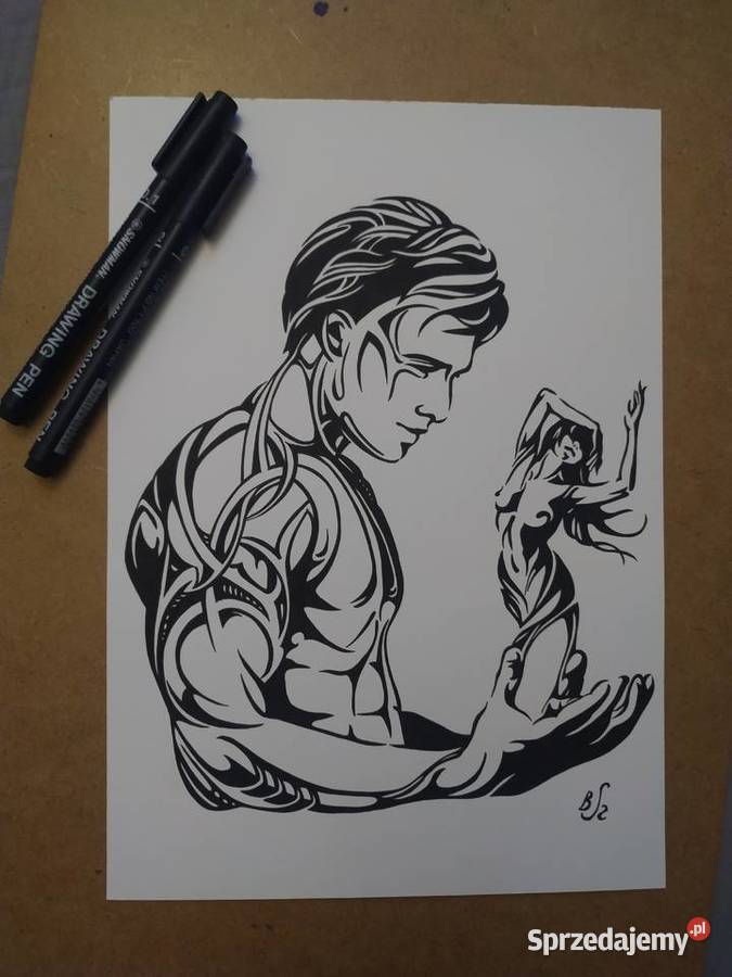 Rysunek marzenie cienkopis blok t A4 250 gm2 mazowieckie Warszawa sprzedam