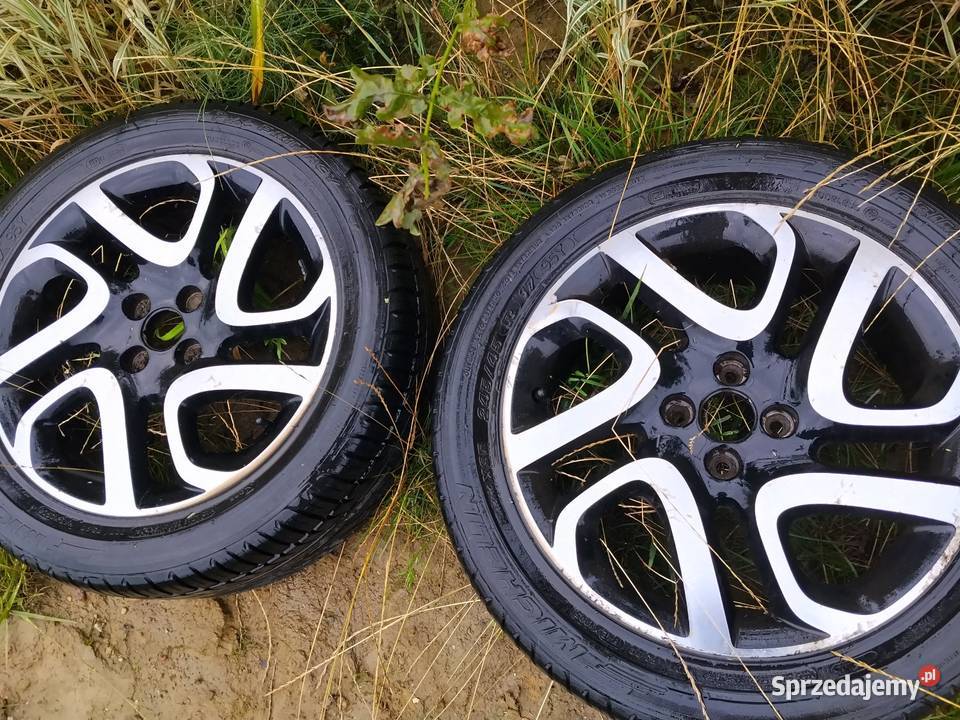 Na sprzedaż felga aluminiowa z oponą widoczna na mazowieckie Sierpc