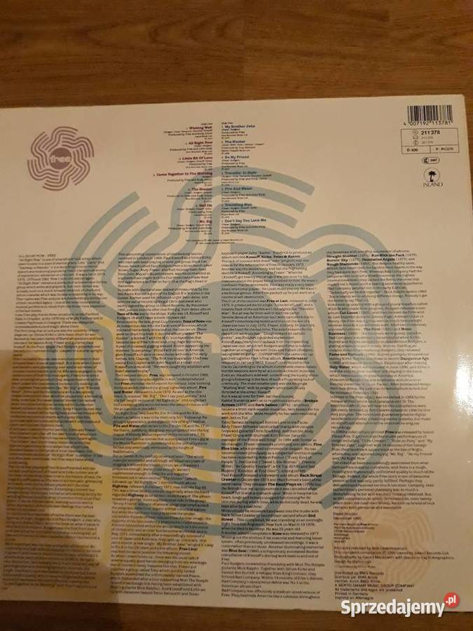 FREE ALL RIGHT NOW 1990 Kolekcja własna Rzeszów