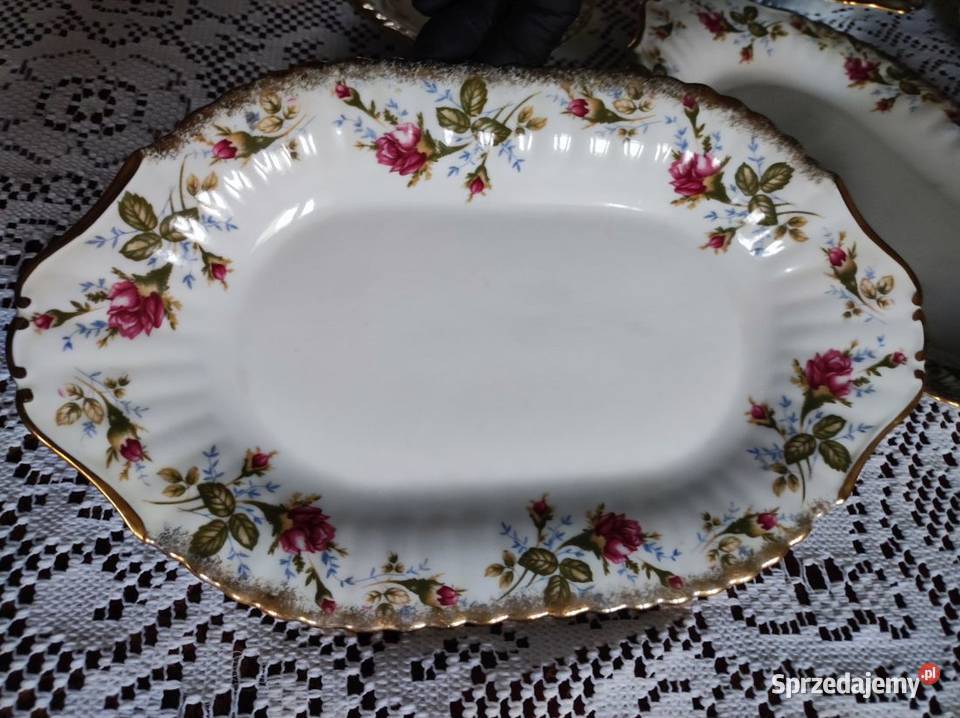 półmisek salaterka talerz Chodzież Iwona złota Kielce sprzedam