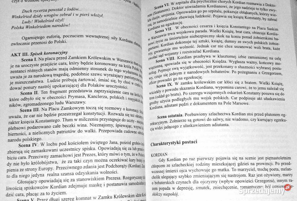 Opracowania lektur wszystkich liceów Maciej lubelskie sprzedam