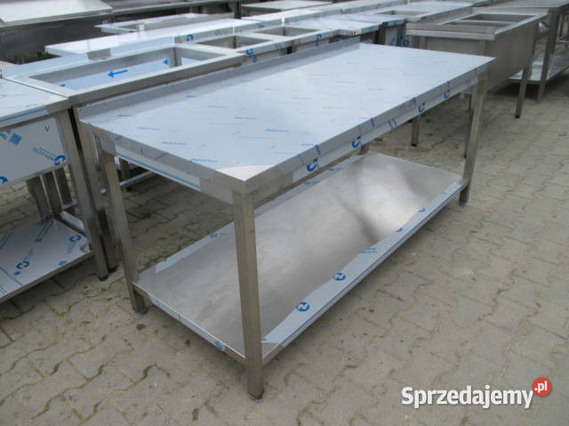 Stół Gastronomiczny Przyścienny Z Półką 1505085 Ostrów Wielkopolski