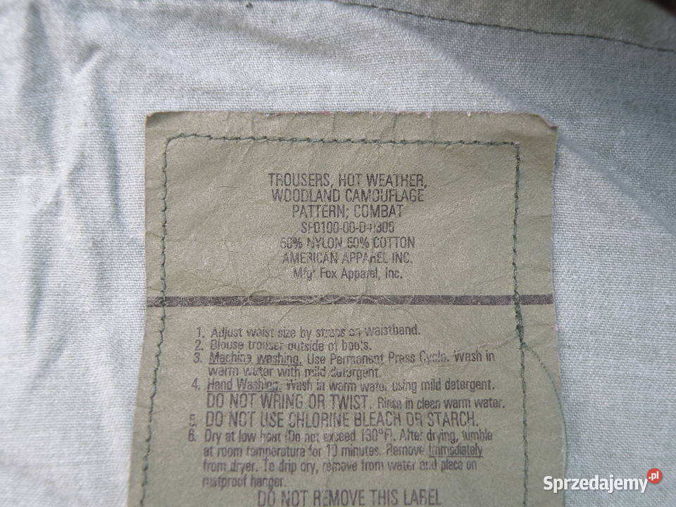 Spodnie bdu woodland medium regular ripstop Wrocław sprzedam