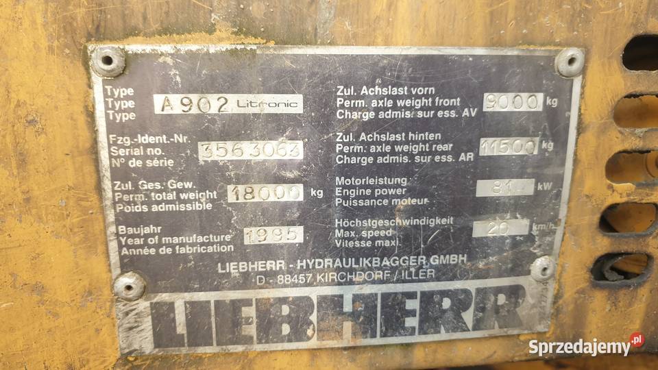 Liebherr 902 Chełm Śląski