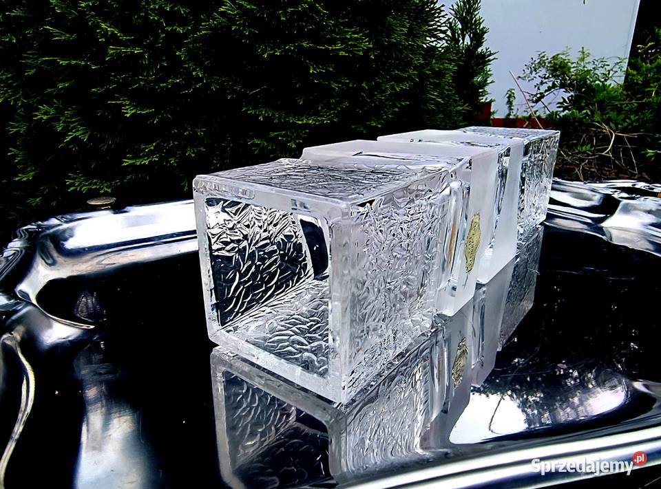 Solidny ciężki wazon kryształowy Klenica