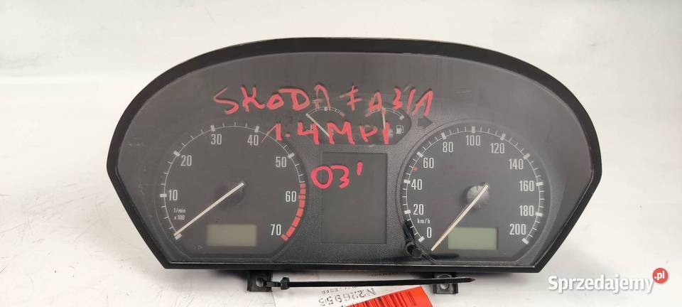 LICZNIK ZEGAR SKODA FABIA 6Y1919860C kujawsko-pomorskie Lipno