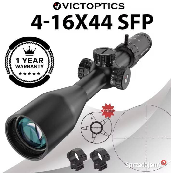 Luneta VICTOPICS 4X16X44 SFP Ruda Śląska sprzedam