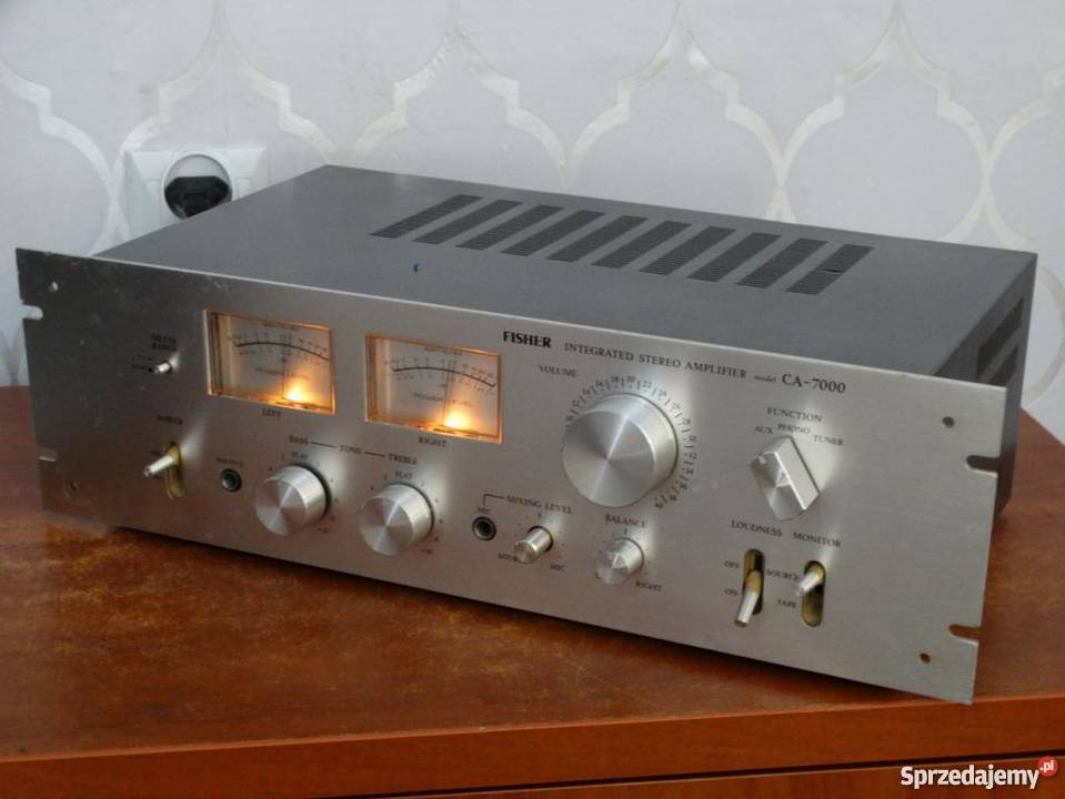 Wzm Fisher CA7000 Vintage WYSYŁKA Wzmacniacze i pokrewne sprzedam