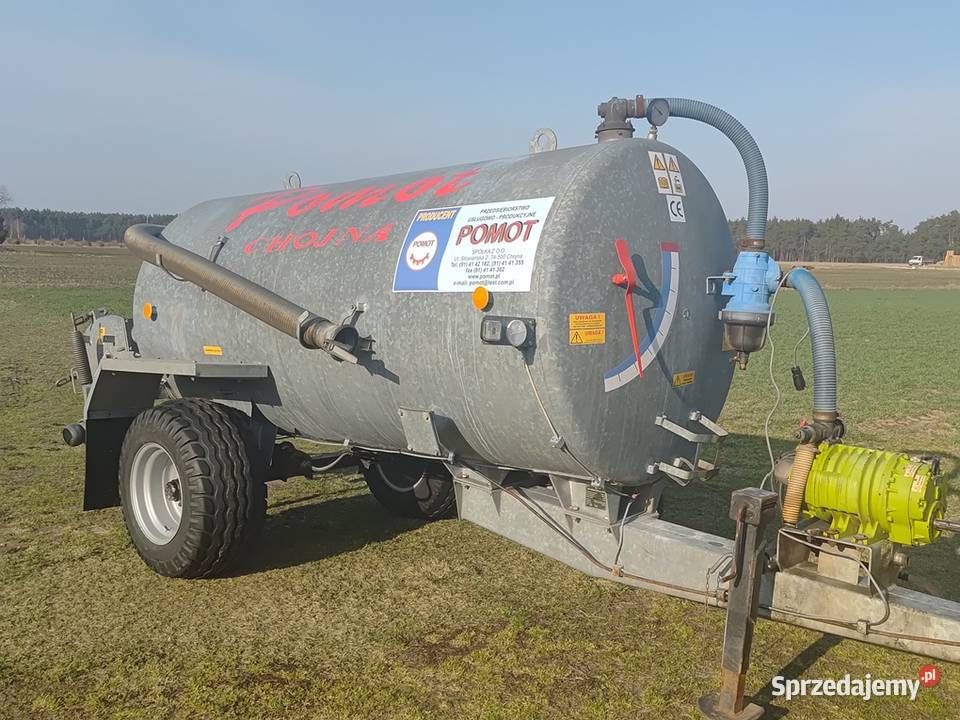 Beczkowóz Pomot Chojna 4000 l Beczka Wóz wielkopolskie Grabów nad Prosną