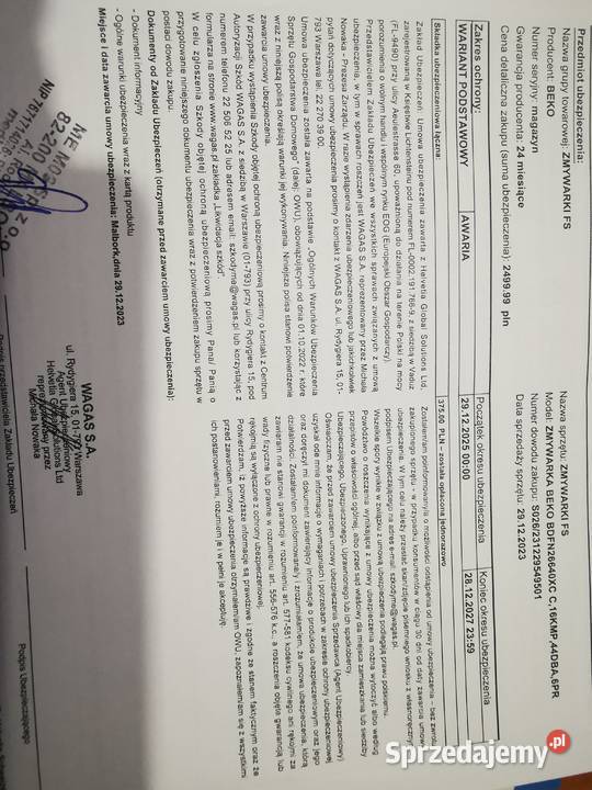 Sprzedam zmywarkę Beko pomorskie Malbork