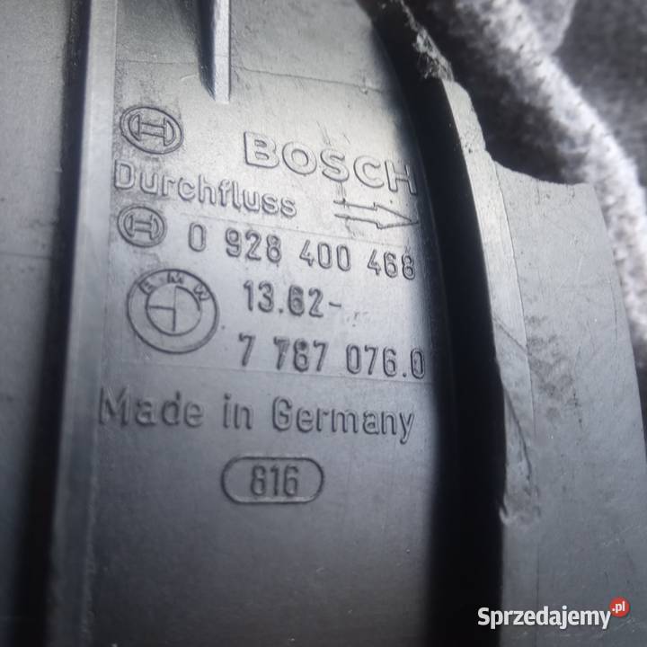 Przepływomierz BMW 0 928 400 468 układ elektryczny silnika zachodniopomorskie Szczecin