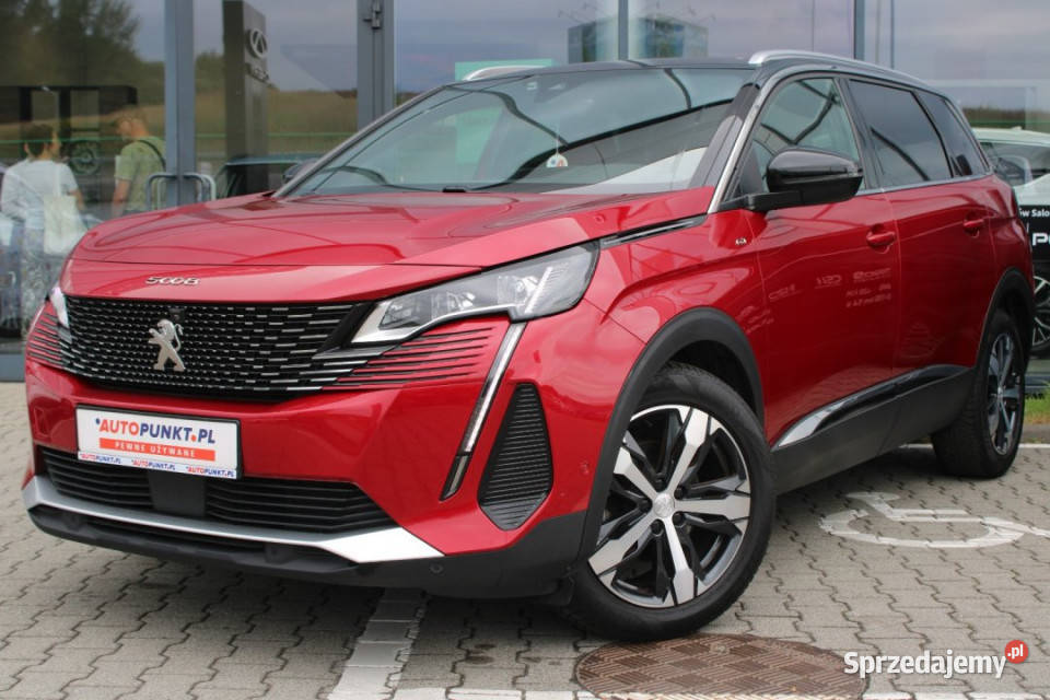 Peugeot 5008 2022r FVAT23 Panorama FullLED śląskie Bielsko-Biała