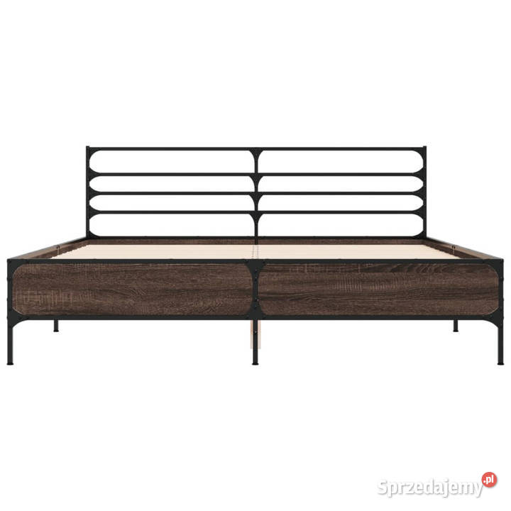 Rama łóżka przydymiony dąb 160x200 WM3280054 mazowieckie Warszawa