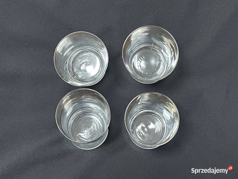 PRL stare szklanki 3 złote paski 200 ml Kołobrzeg