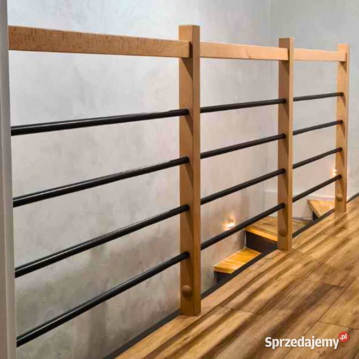 Balustrada Barierka Drewniana Metalowa Na Wymiar Katowice sprzedam