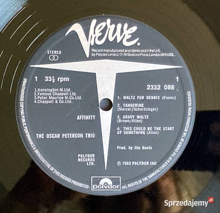 The Oscar Peterson Trio Affinity Szczecin sprzedam