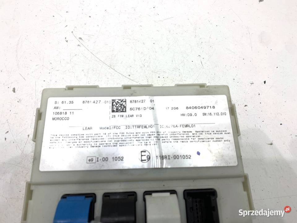 MODUŁ KOMFORTU BMW F34 8781427 Hatchback