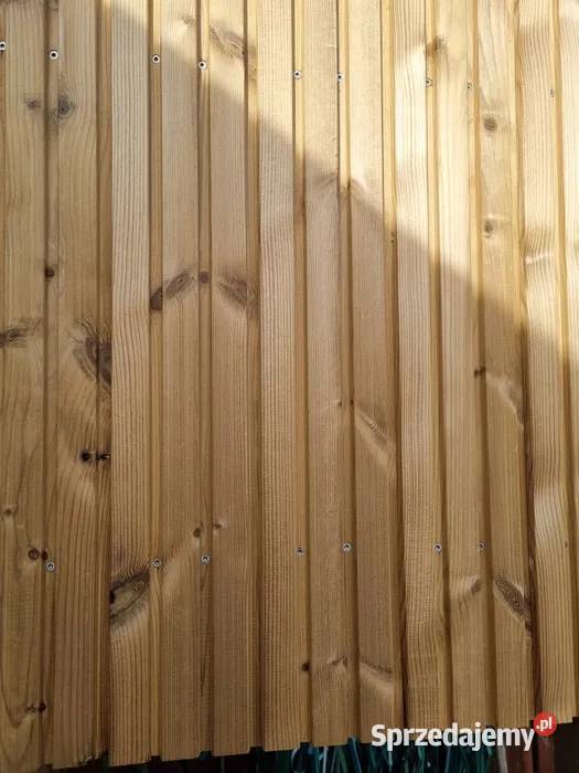 DESKA ELEWACJA THERMO TERMO SOSNA 25X143MM Budownictwo i akcesoria Prusice