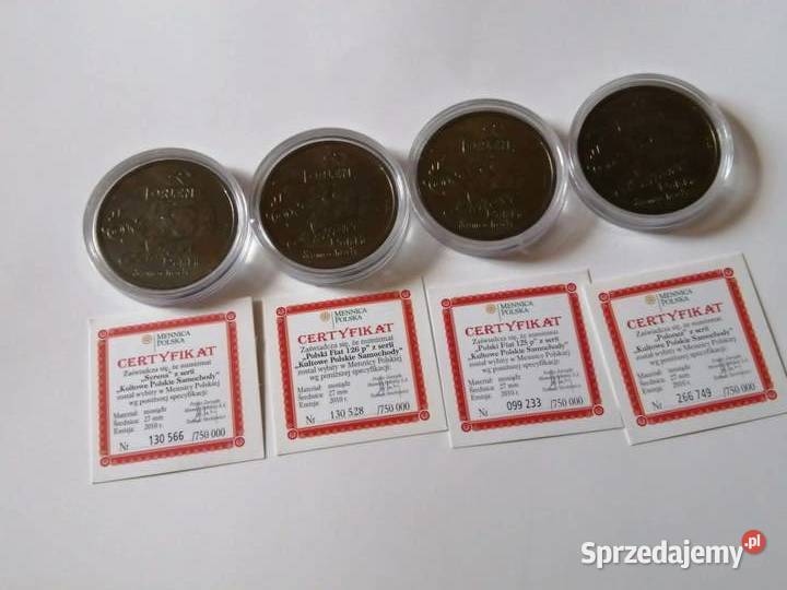 Numizmaty Ikony Polskiej motoryzacji orlen Opole Lubelskie