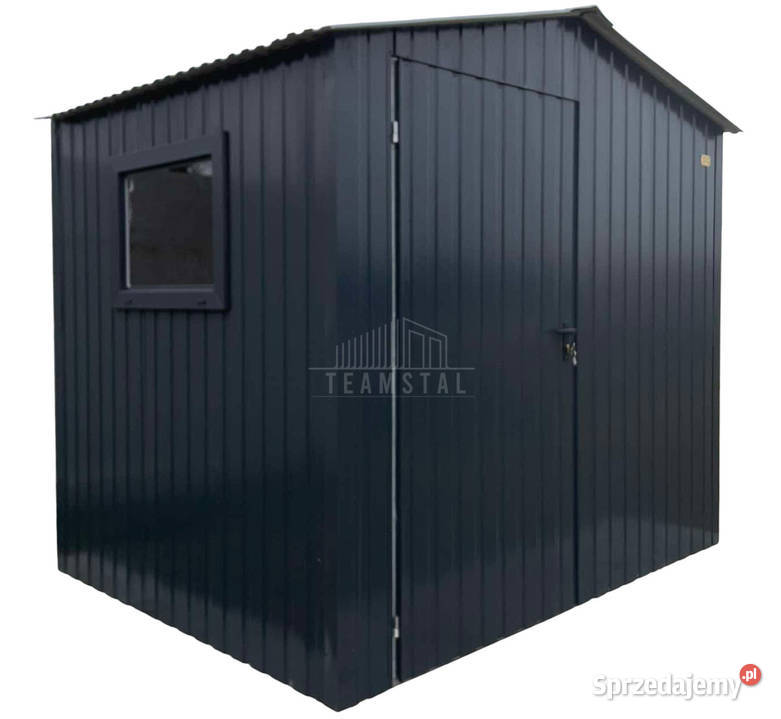 Schowek domek ogrodowy 25x2m drzwi okno dach