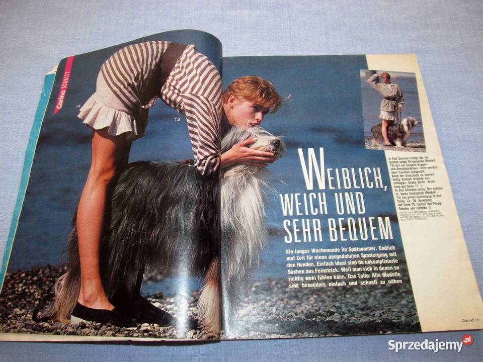 Carina Burda 81988 Moda młodzieżowa z wykrojami Rok wydania 1988 Czasopisma kujawsko-pomorskie