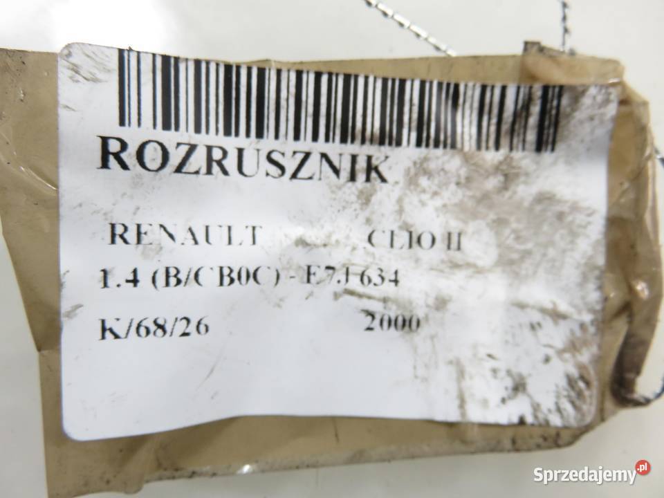 ROZRUSZNIK RENAULT CLIO II 14 osobowe