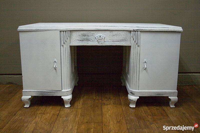 SECESYJNE BIURKO BIELONE ANTYK VINTAGE IMPRESJA Radzymin