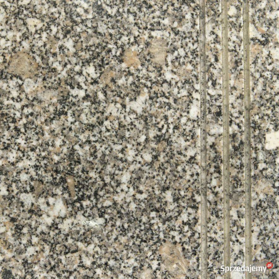 Stopień granitowy Fusheng Grey poler ryfle Kraków sprzedam