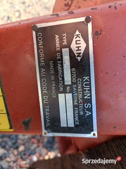 Przekładnia kosiarki KUHN GMD