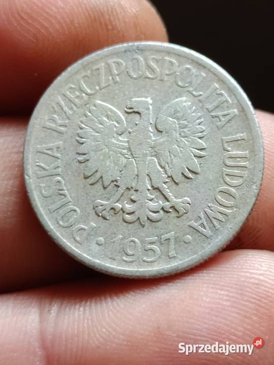 sprzedam monete 50 groszy 1957 skretka lekka