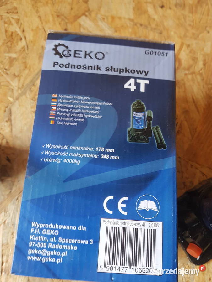 PODNOŚNIK HYDRAULICZNY SŁUPKOWY LEWAREK 4 TON sprzedam