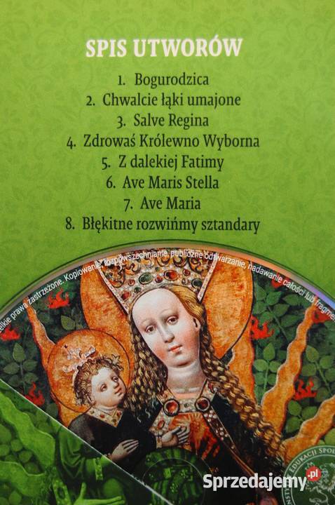 Chwalcie z nami Panią Świata CD pieśni maryjne Lublin