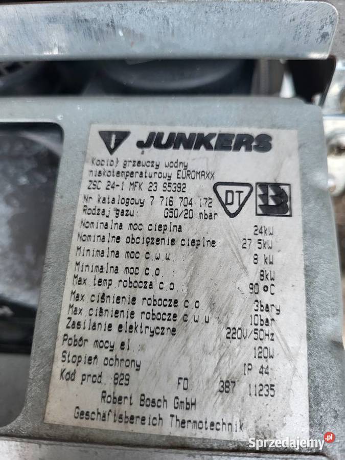 Junkers ZSC 241 MFK 23 na części podkarpackie Krosno