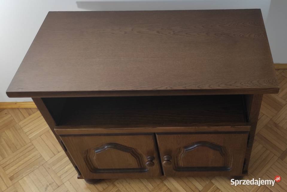 Szafka RTV pod telewizor ciemny dąb rustykalny 80cm Warszawa sprzedam