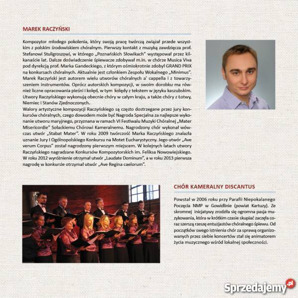 CD KNPI MNĄ PÓCZI JESZ JEM PANNĄ DISCANTUS CHÓR 1 płyta pomorskie
