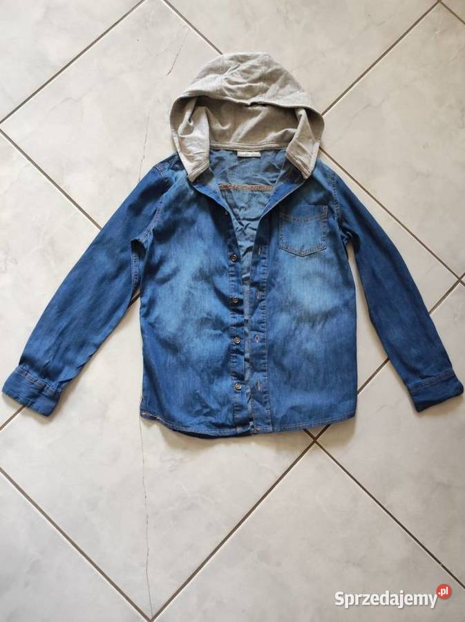 kurtka bluza dziecięca z kapturem koszula jeans Rozmiar 0 Kielce