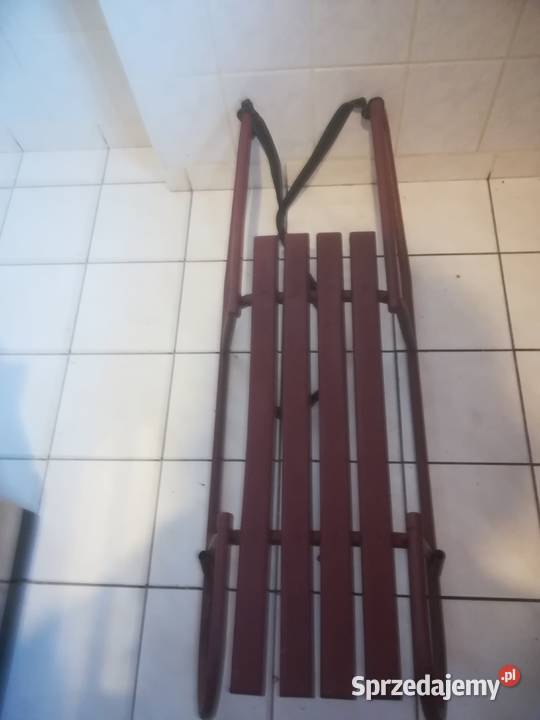 Duże i lekkie sanki metalowe ze sznurkiem Dl Katowice